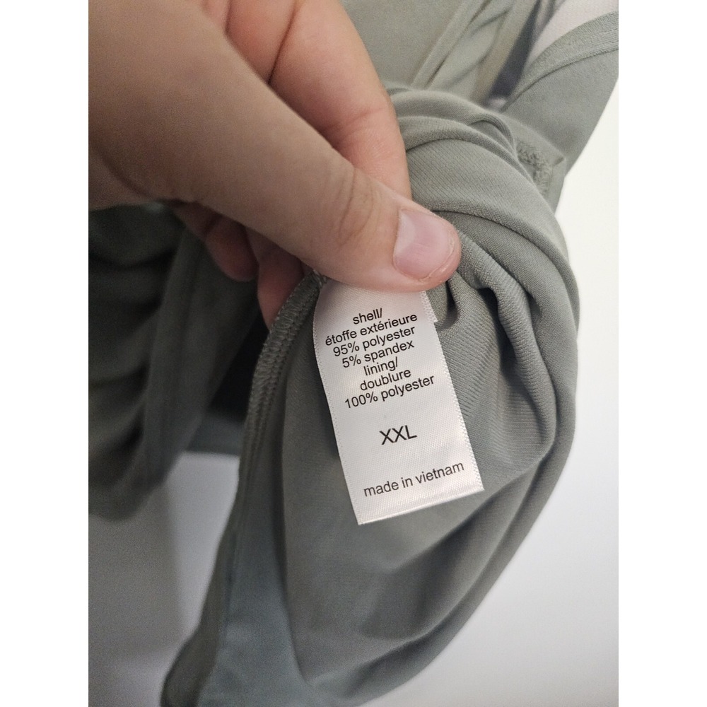 Hanky Hem Tankini Swim‎ Top Xxl Sage Green Beach Pool Summer Coverup - Picture 6 of 7